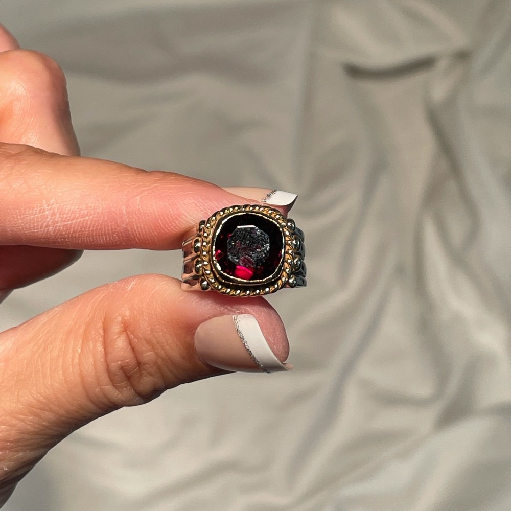 David Yurman Garnet Ring size 6
